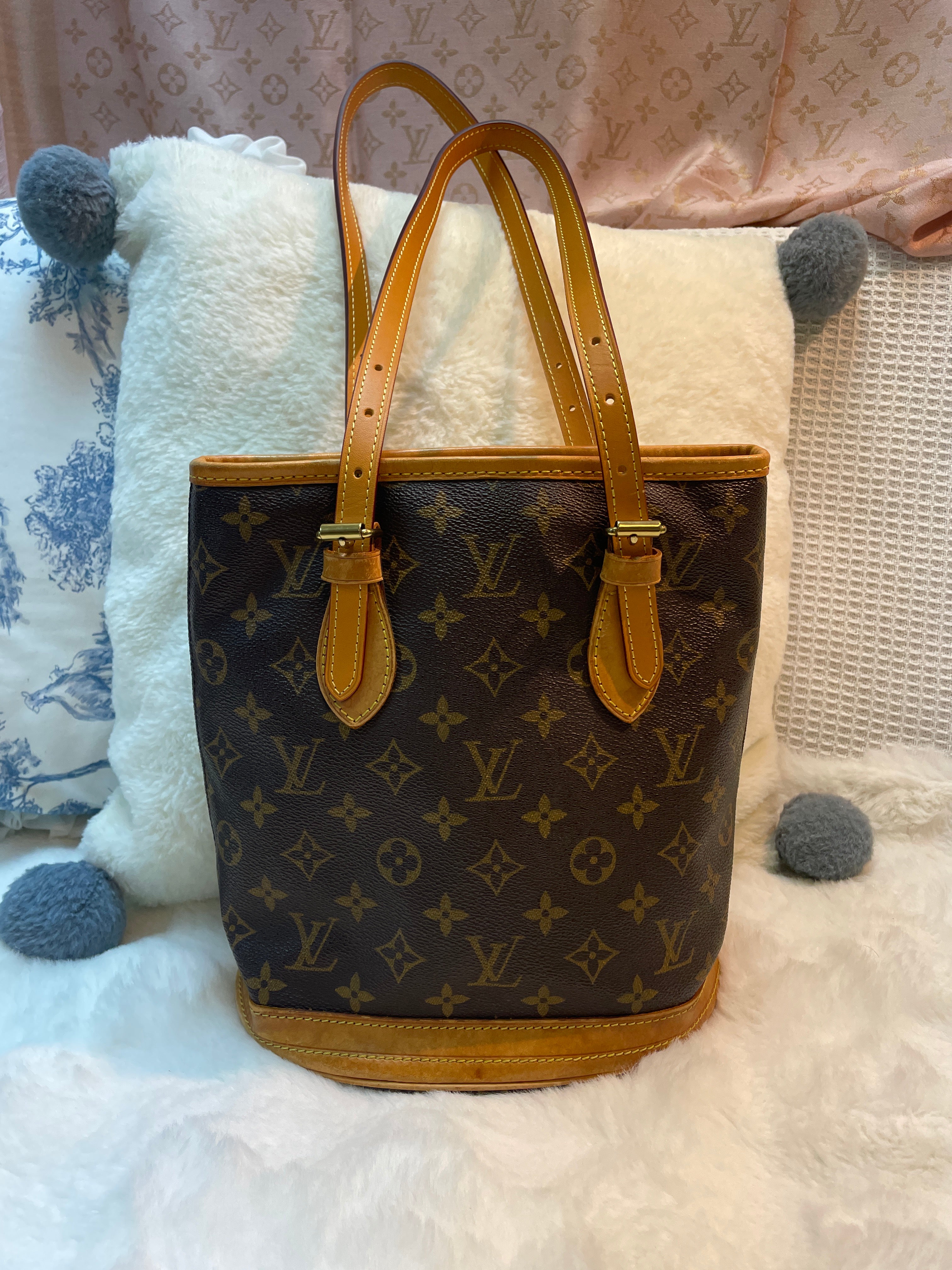 Vintage LV Bucket Tote Bag – MSB